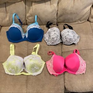 Victoria’s Secret Lightly Used 4 Lacy Bras